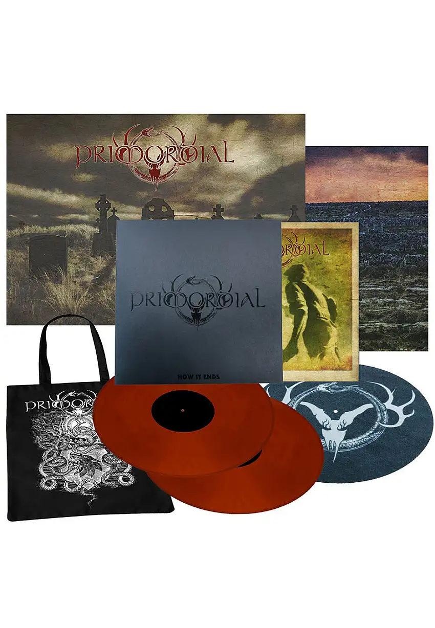 Primordial - How It Ends Brick Red - Marbled Vinyl