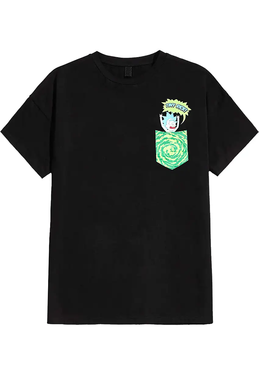 Rick And Morty - Tiny Pocket Rick - T-Shirt