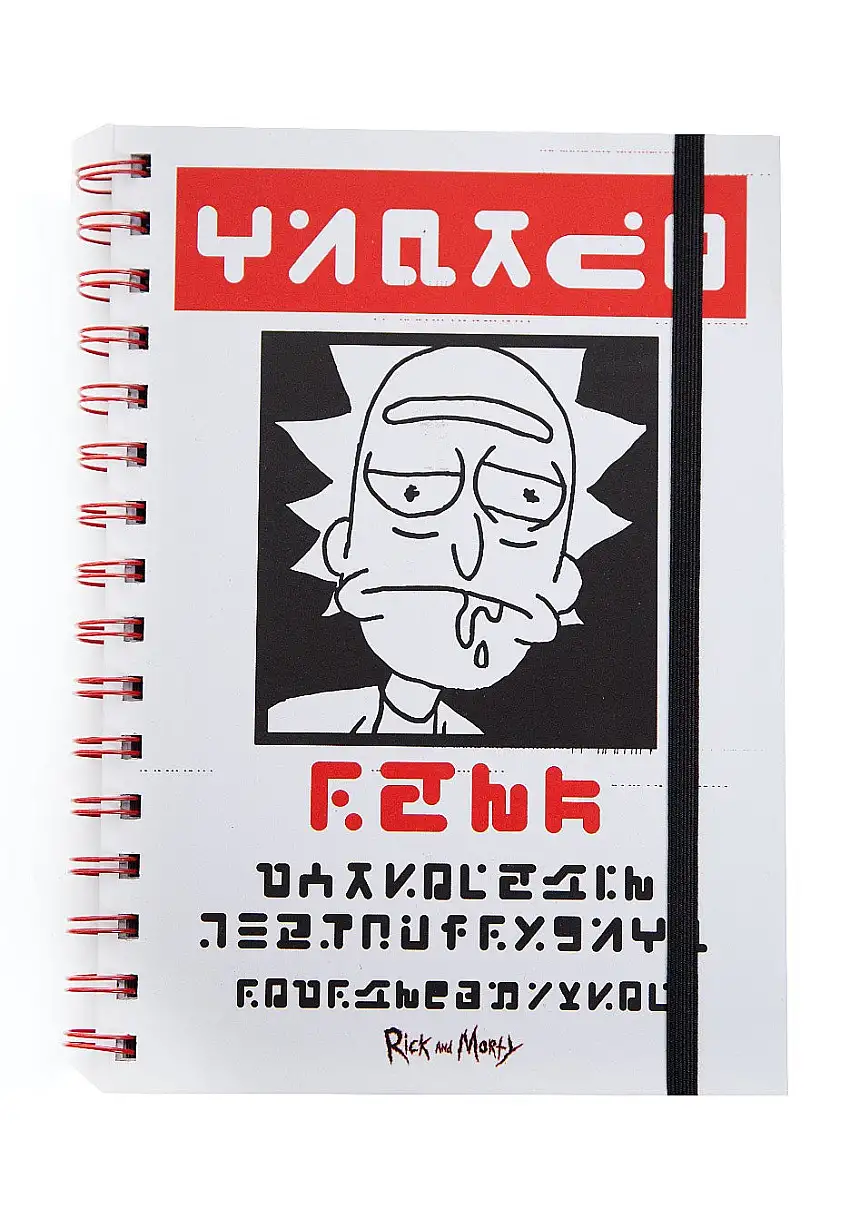 Rick And Morty - Wanted - Quaderno