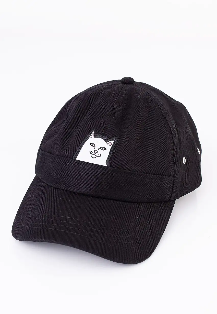 RIPNDIP - Lord Nermal 6 Panel Pocket Black - Cappello