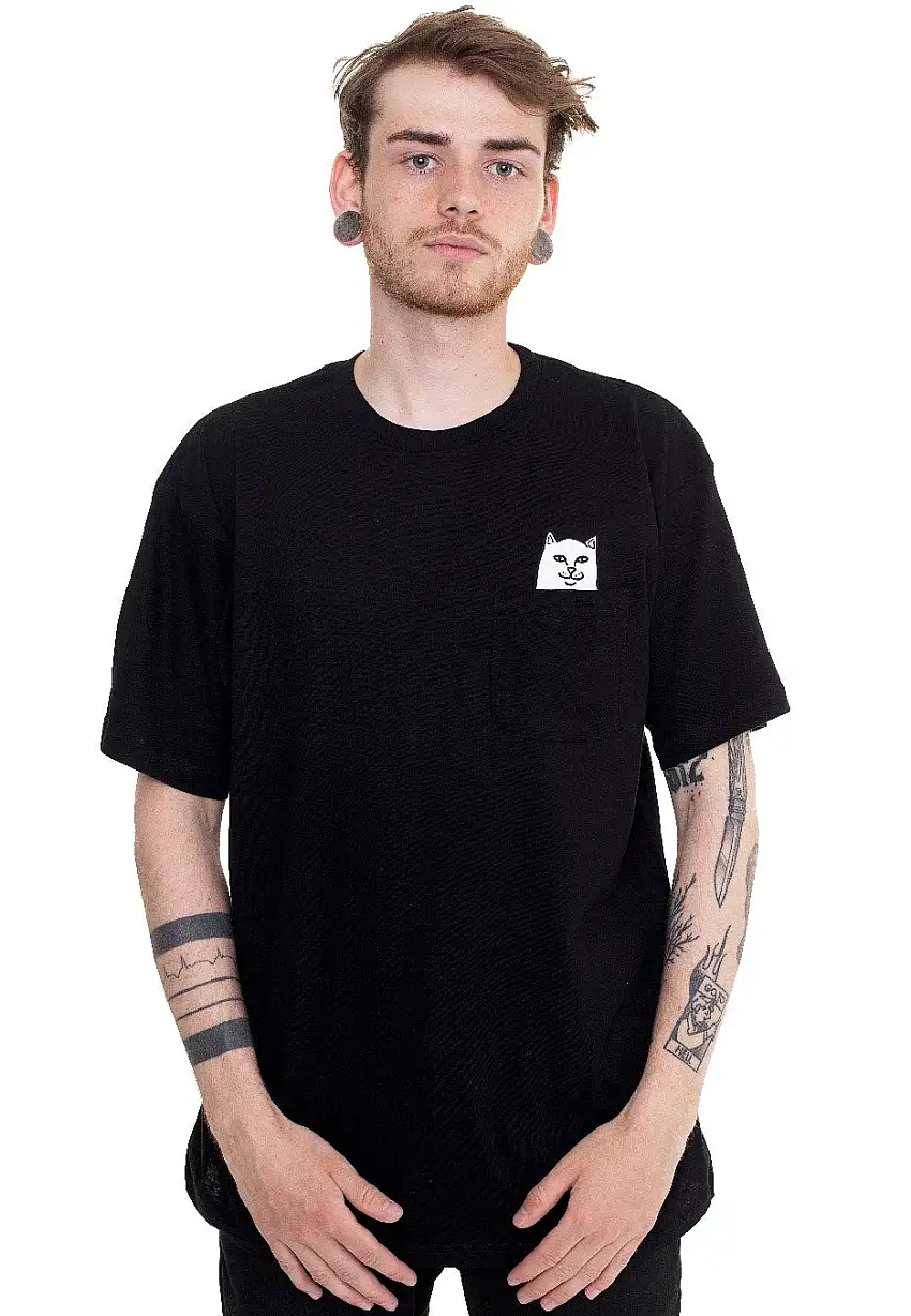 RIPNDIP - Lord Nermal Pocket Black - T-Shirt