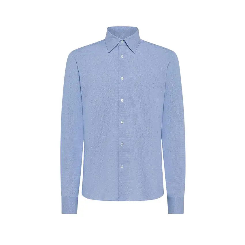 Camicia Uomo modello Oxford jacquard