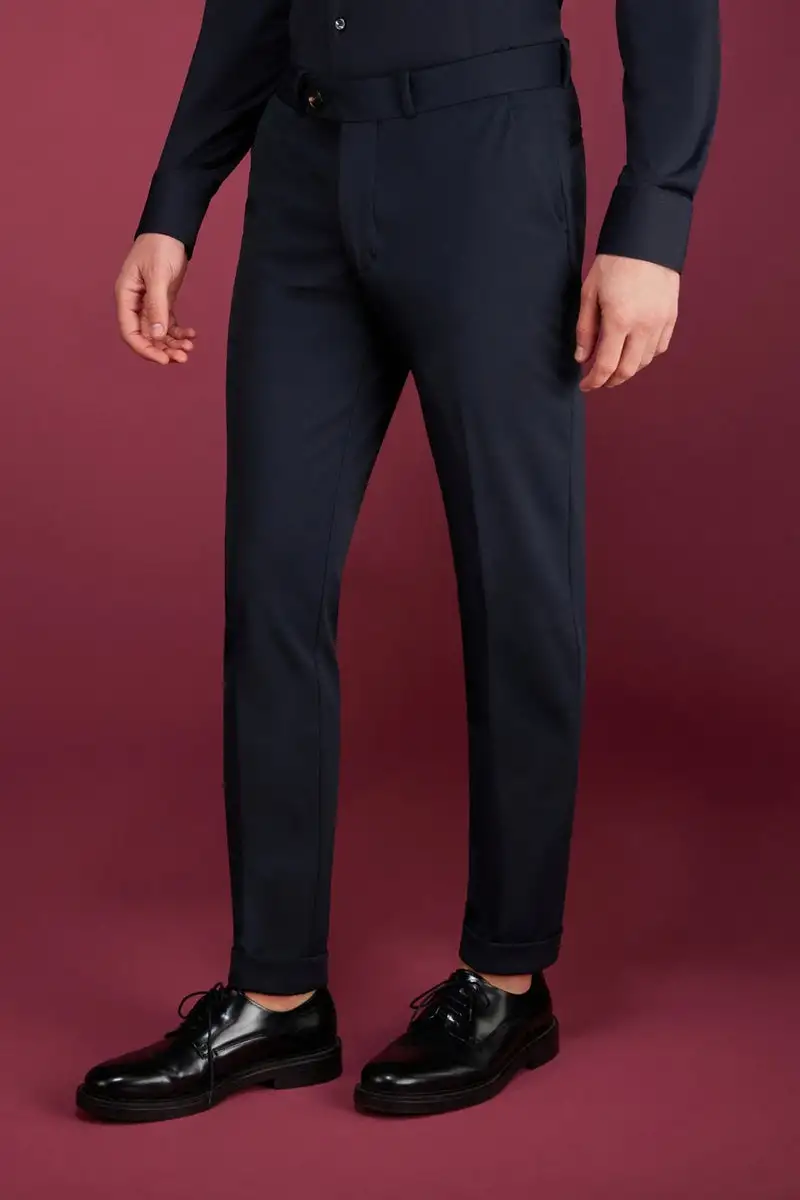 Pantalone Uomo con Finiture Sartoriali