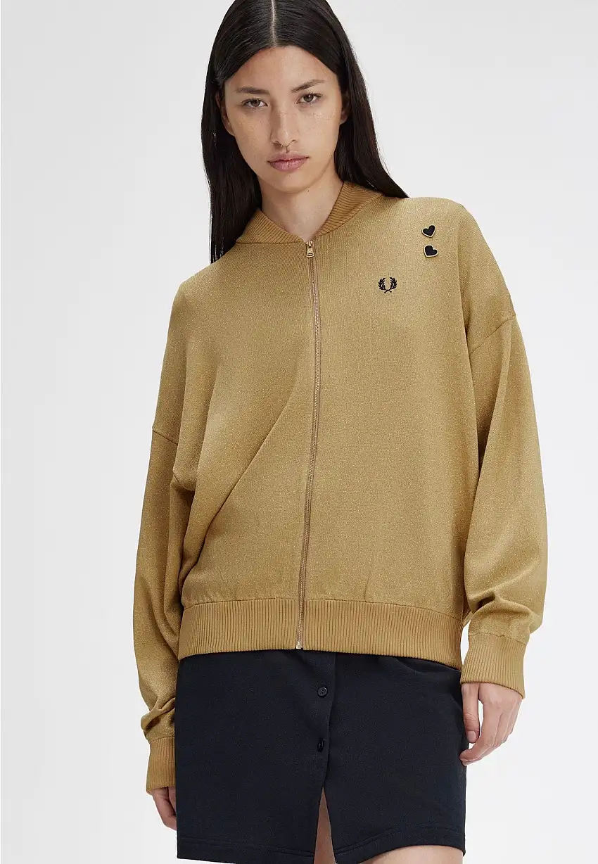 Fred Perry x Amy Winehouse - Metallic Knitted 1964 Gold - Giacca