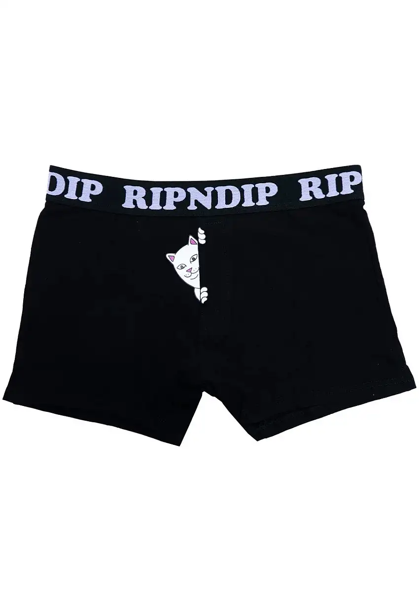 RIPNDIP - Peek A Nermal Black - Boxer