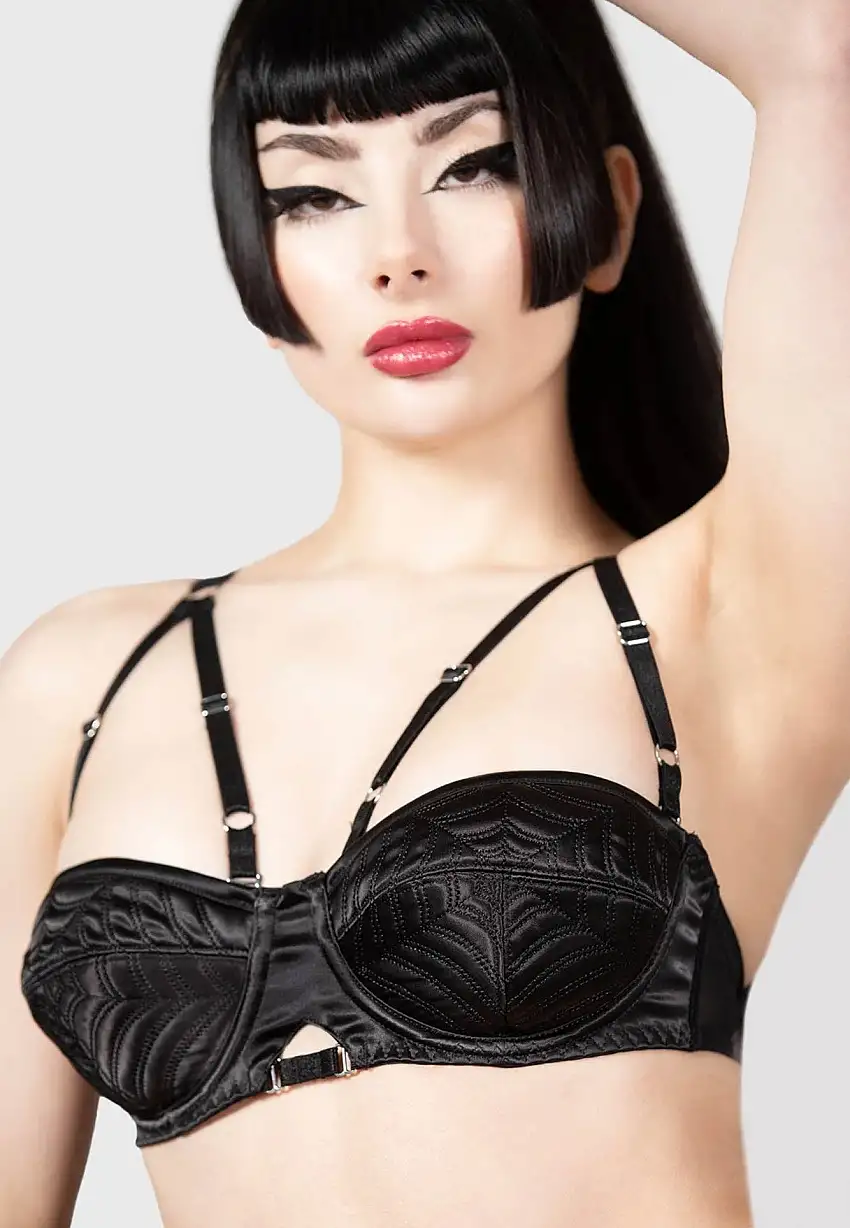 Killstar - Spindle's Secrets Black - Reggiseno