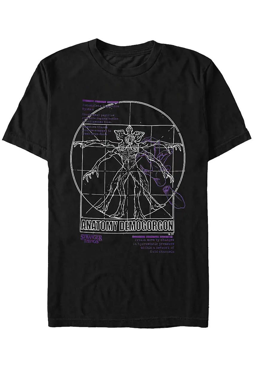 Stranger Things - Anatomy Demogorgon  - T-Shirt