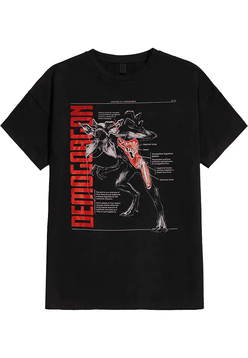 Stranger Things - Anatomy Of A Demogorgon - T-Shirt