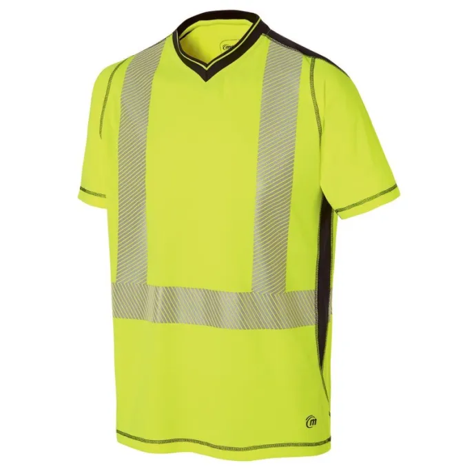 T-Shirt maniche corte da Lavoro Alta Visibilità Anti-UV Molinel Luklight 0471.9999.065
