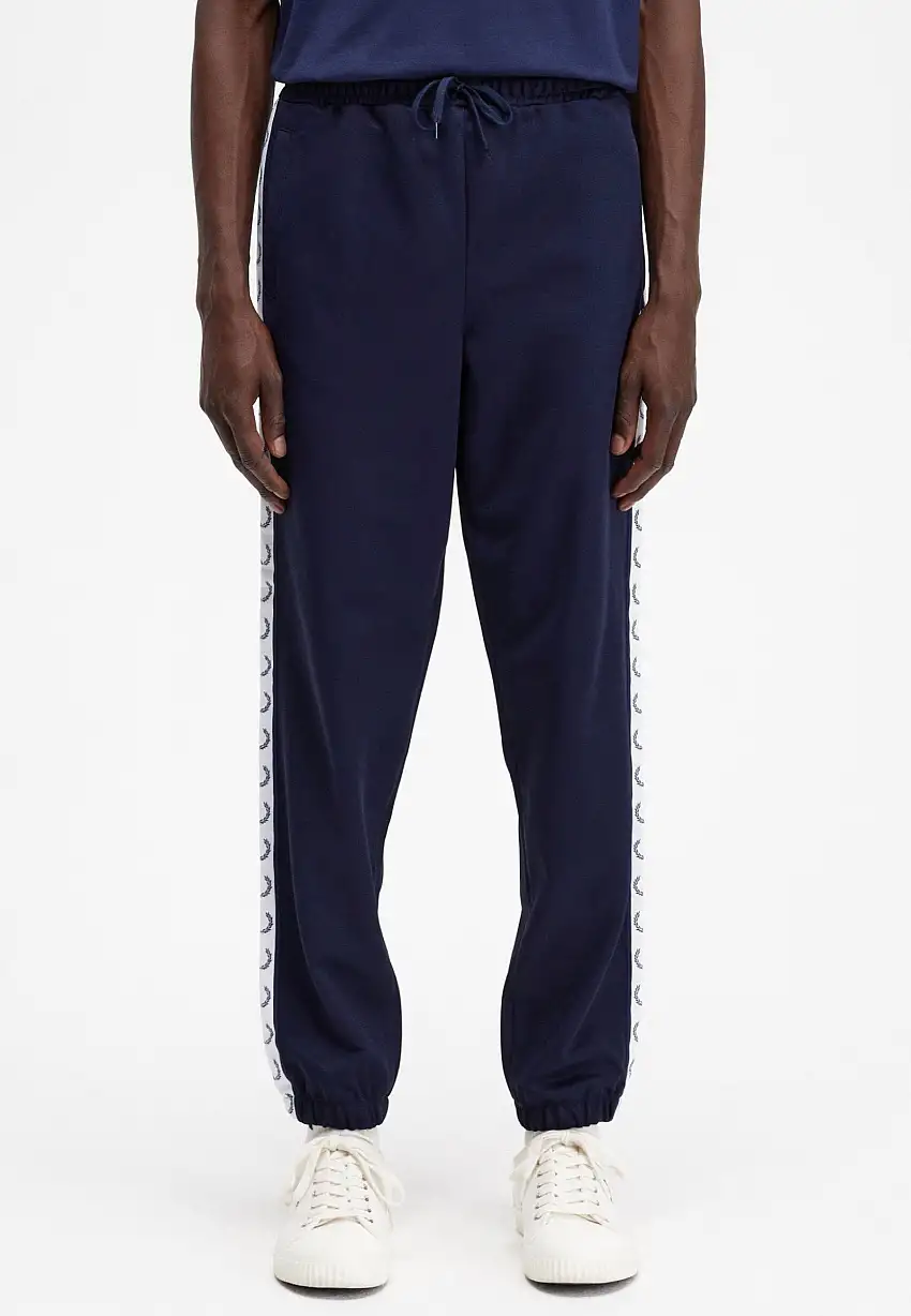 Fred Perry - Taped Track Carbon Blue - Pantaloni