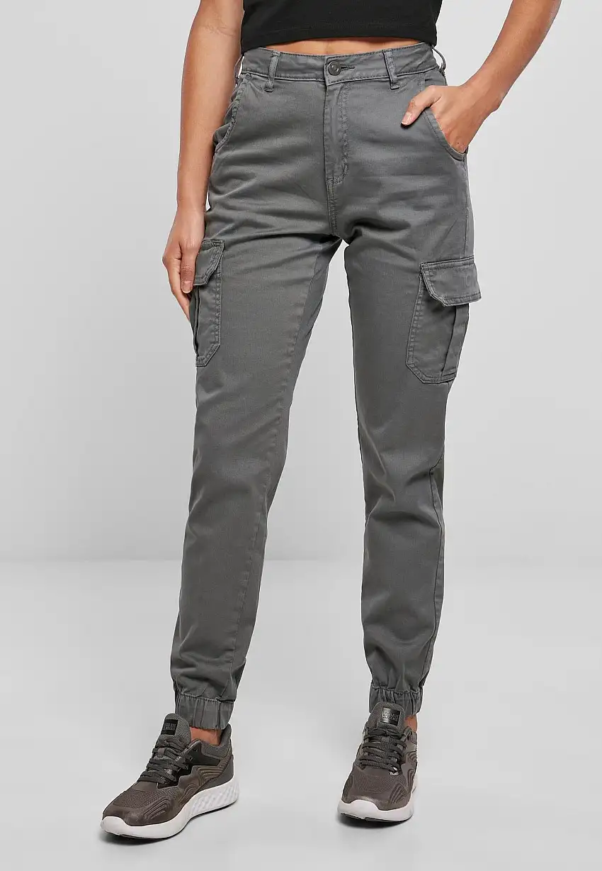 Urban Classics - Ladies High Waist Lightshadow - Pantaloni