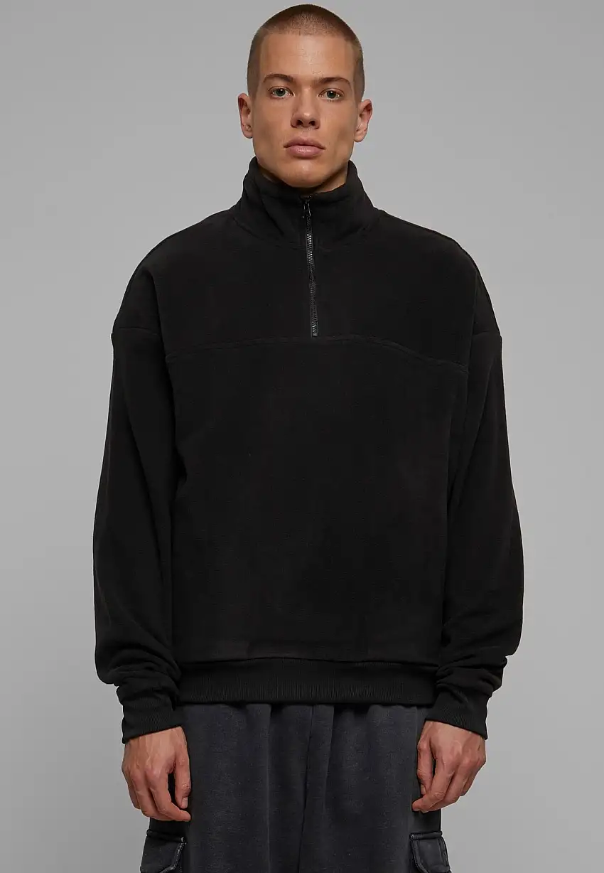 Urban Classics - Basic Polar Fleece Black - Pullover
