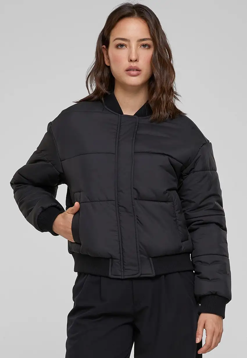 Urban Classics - Ladies Puffer Black - Giacca
