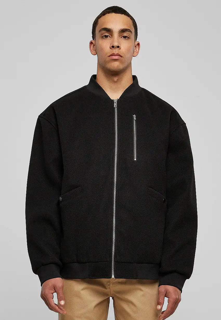Urban Classics - Bomber Blouson Black - Giacca