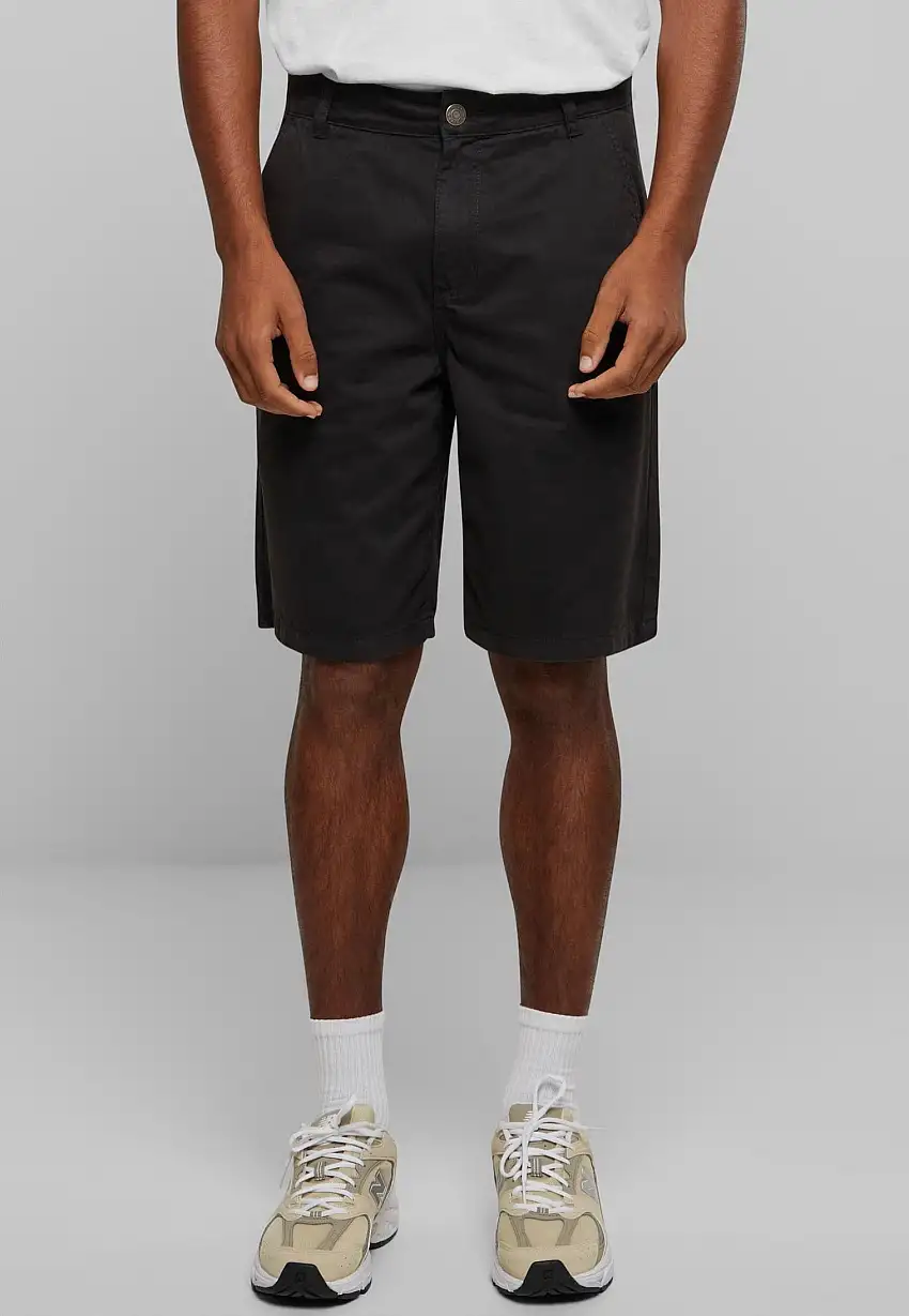 Urban Classics - Organic Skater Chino Black - Pantaloncini