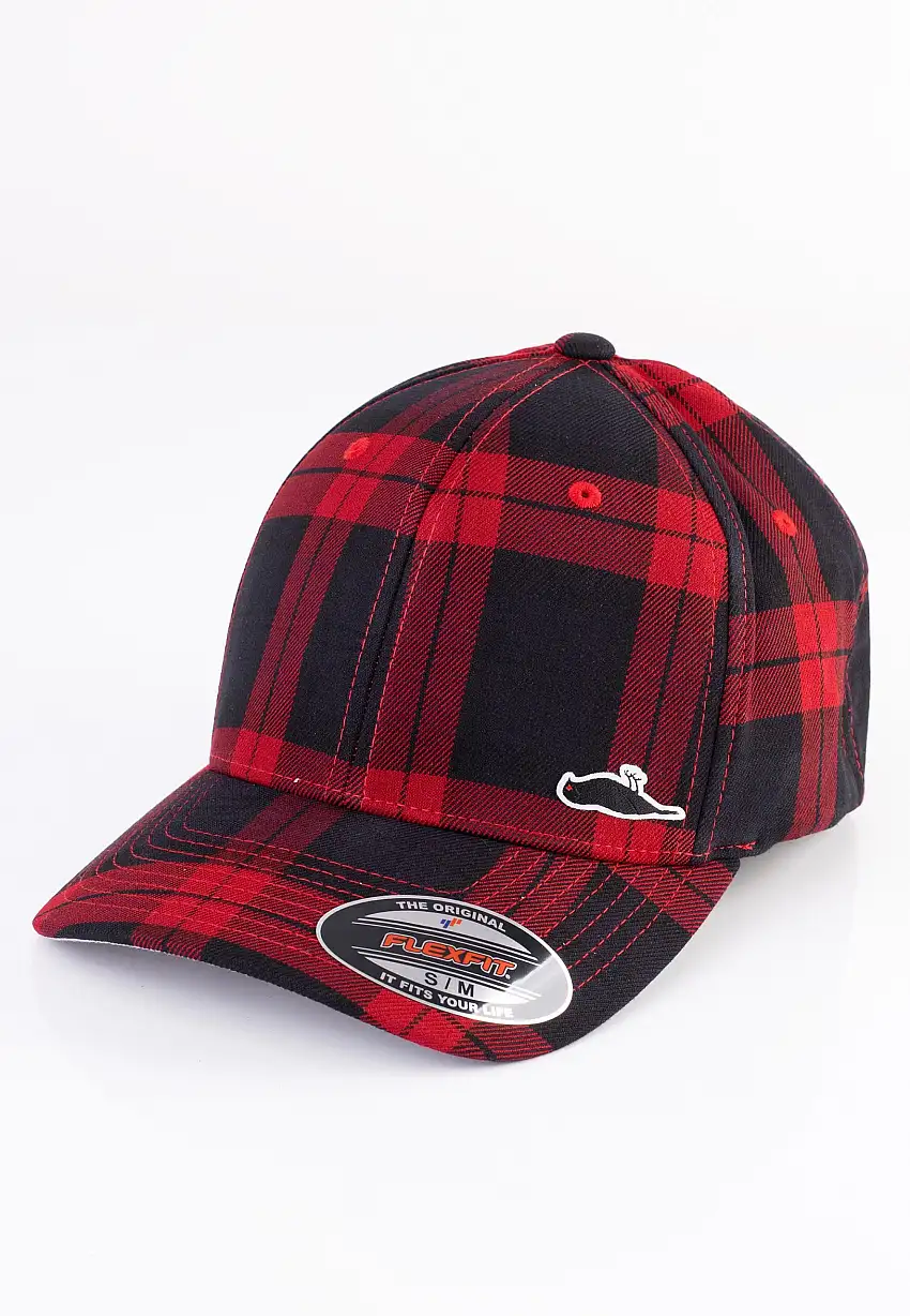 Atticus - Elmar Flexfit Black/Red - Cappello