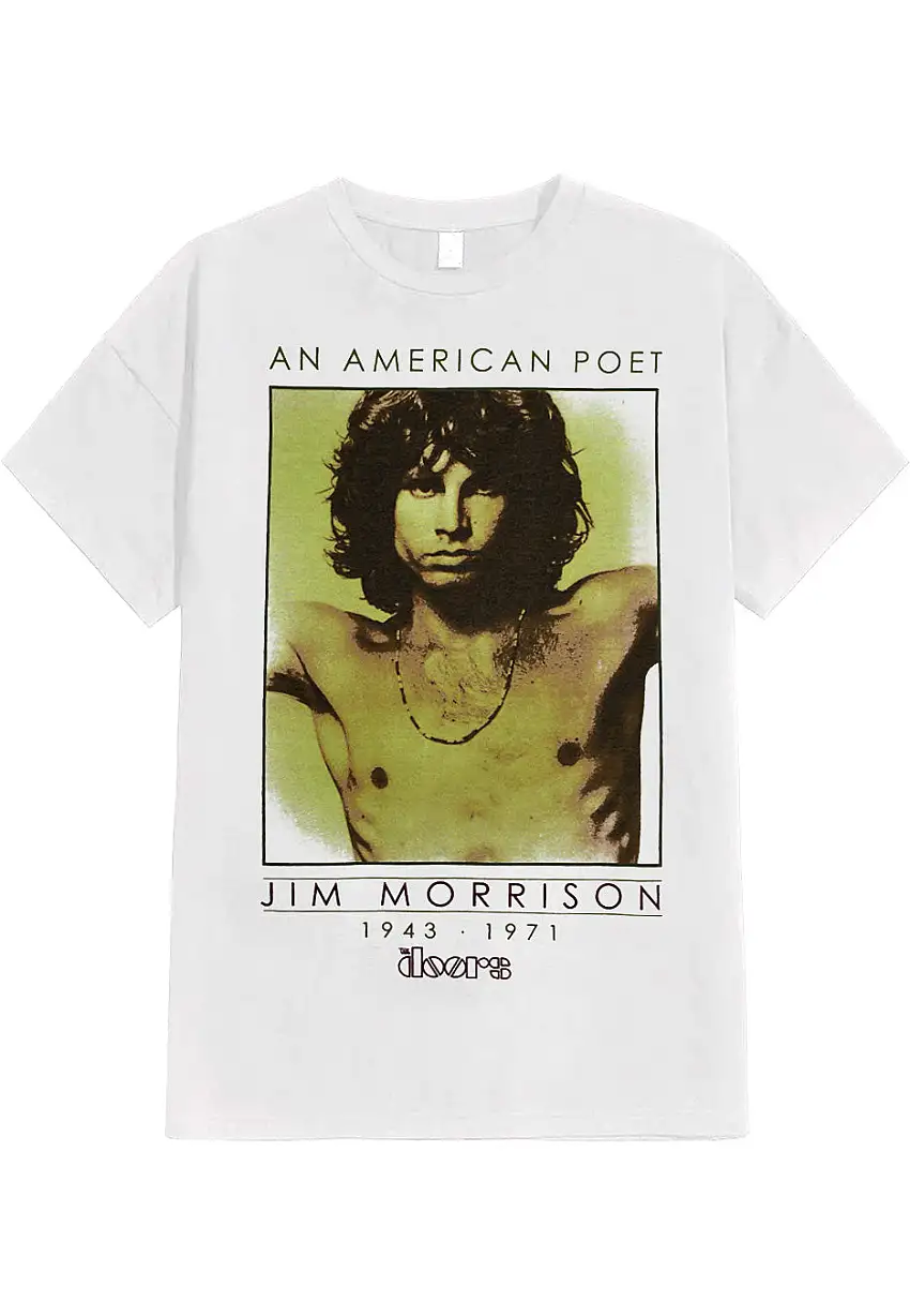 The Doors - American Poet White - T-Shirt