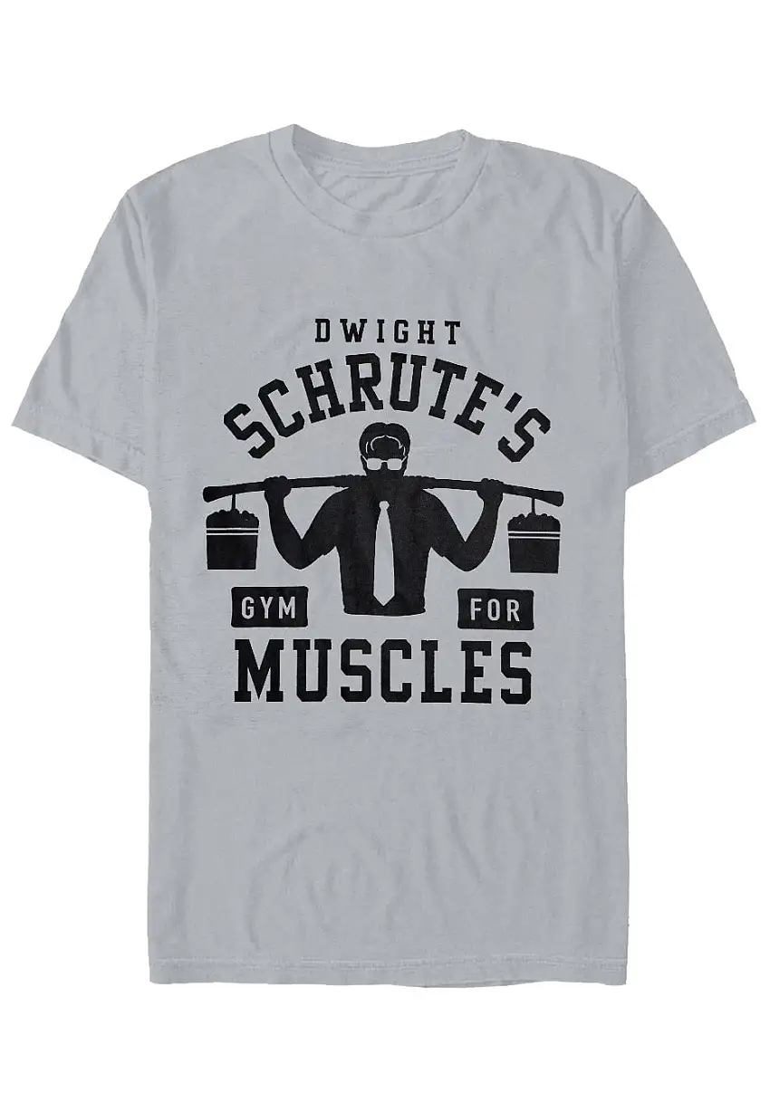 The Office - Dwight Schrute's Gym Heather Grey - T-Shirt