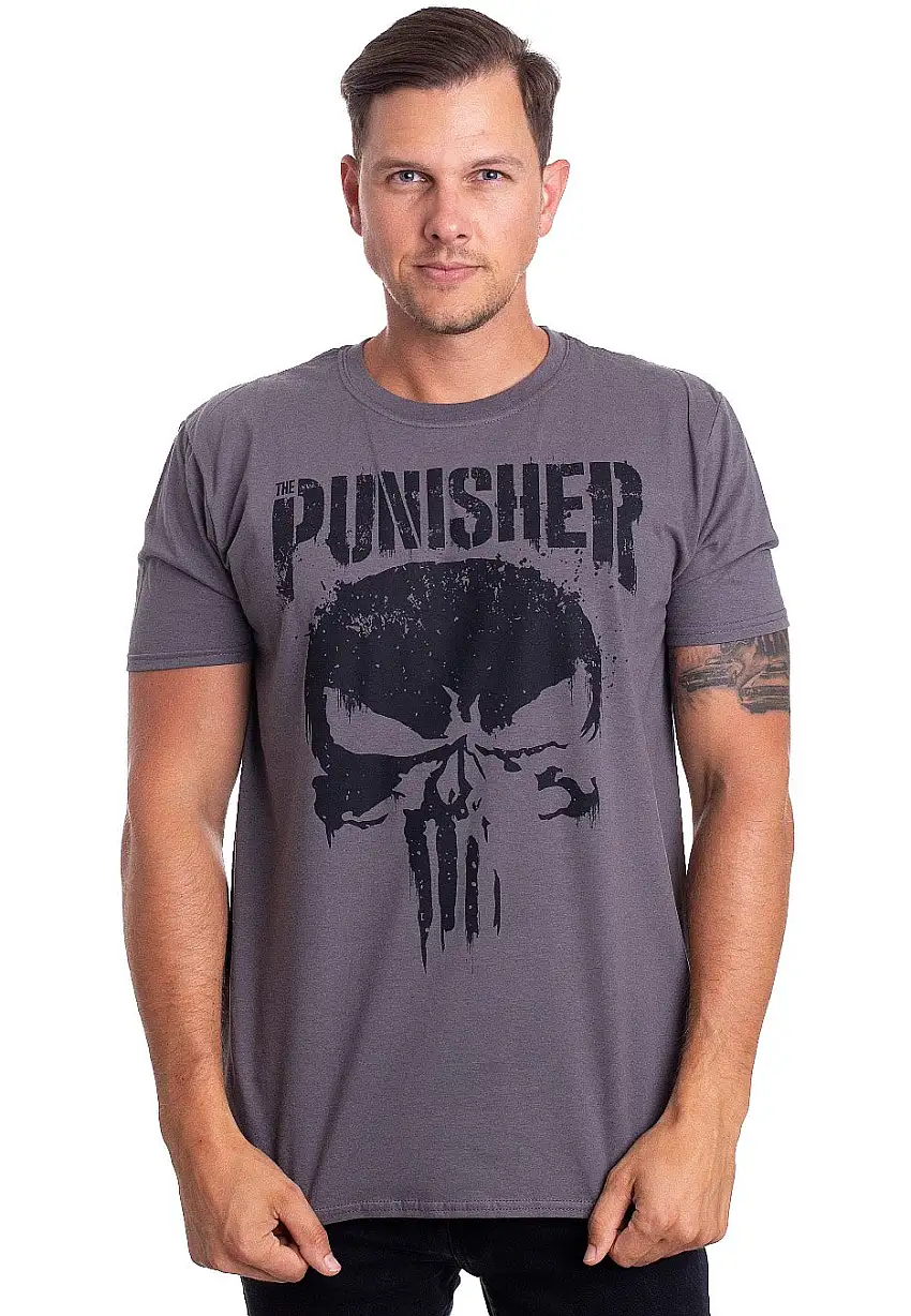 The Punisher - Big Skull Grey - T-Shirt