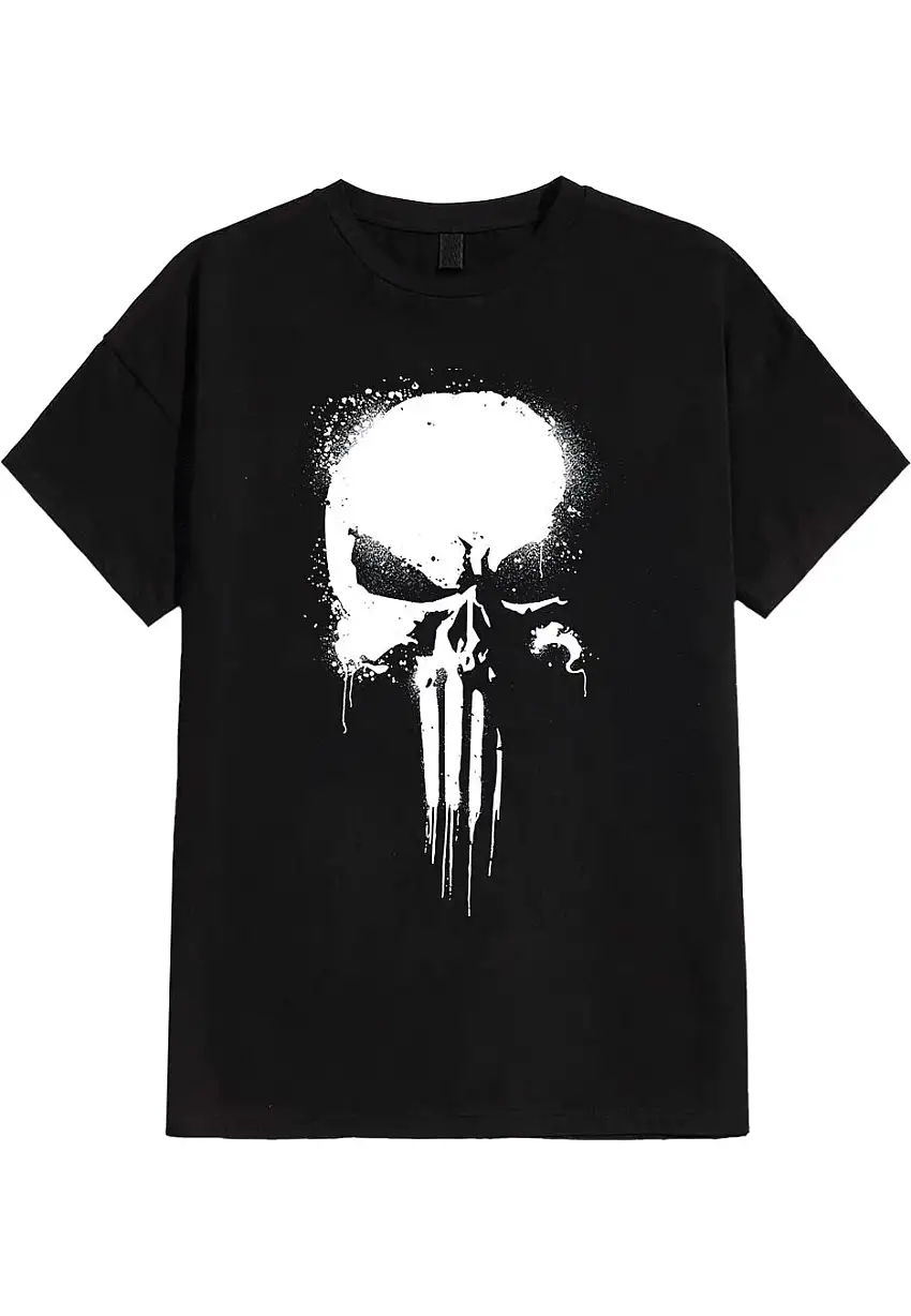 The Punisher - Paintspray Skull - T-Shirt