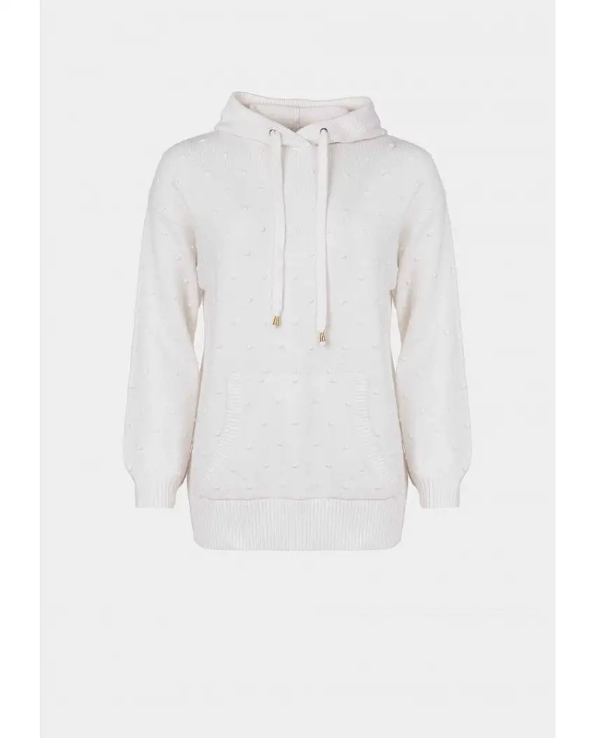 Felpa Donna con cappuccio bobble