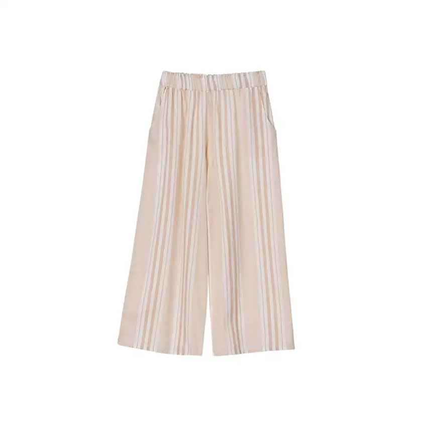 Pantalone Donna Greta plissé a palazzo