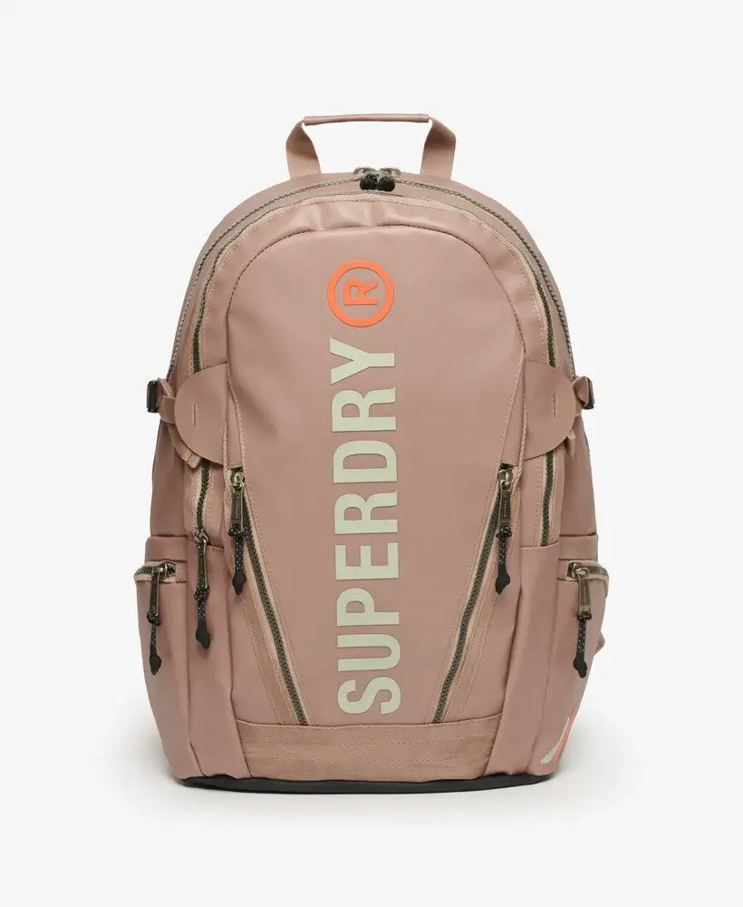 Superdry Zaino Tarp Rucksack Black Logo Tessuto Tecnico Roccia Lunare Unisex