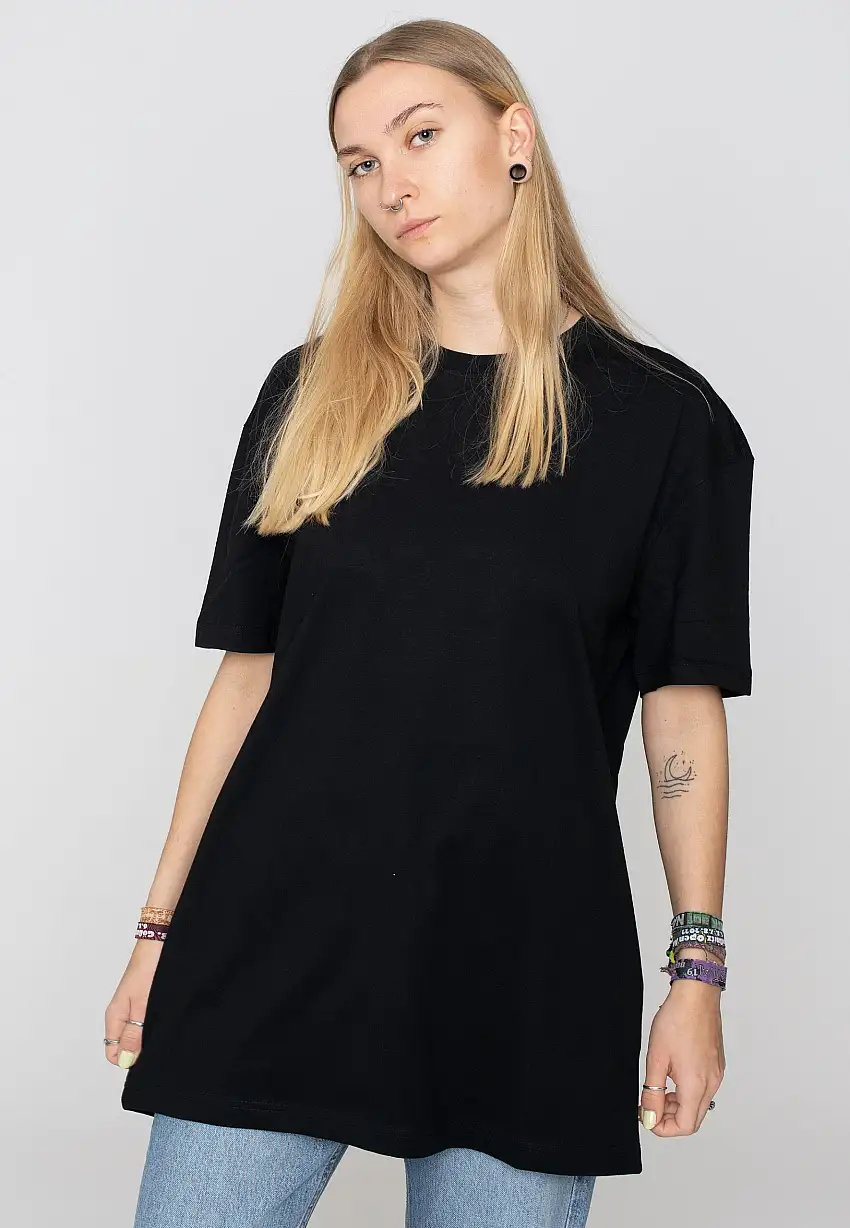 Urban Classics - Ladies Oversized Boyfriend Black - T-Shirt
