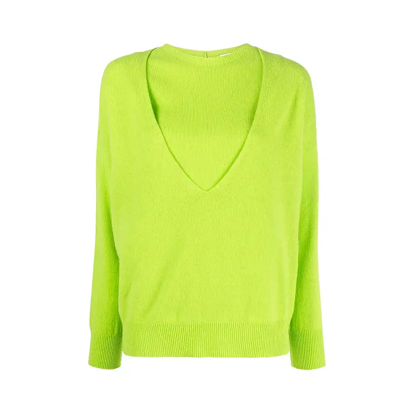 Maglia Donna scollo V in puro cashmere
