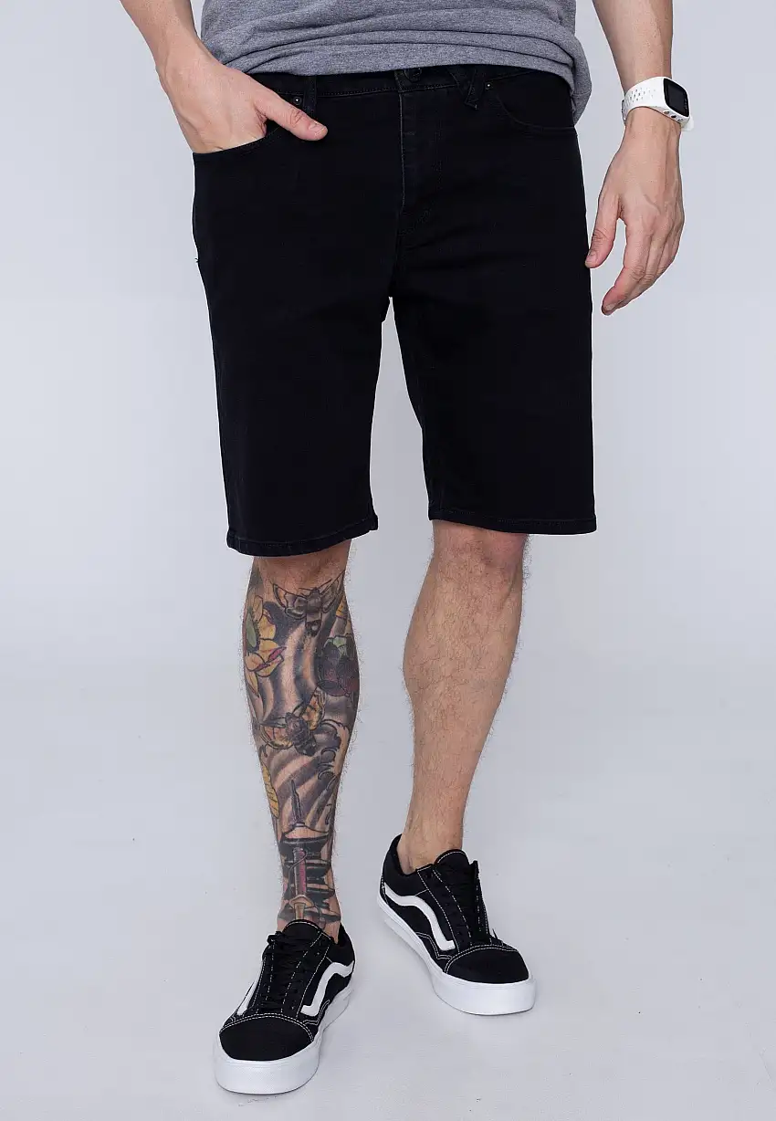 Volcom - Solver Denim Black Out - Pantaloncini