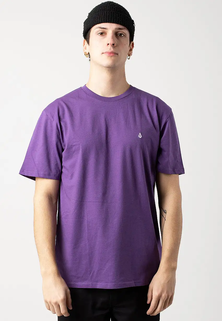 Volcom - Stone Blanks Basic Deep Purple - T-Shirt