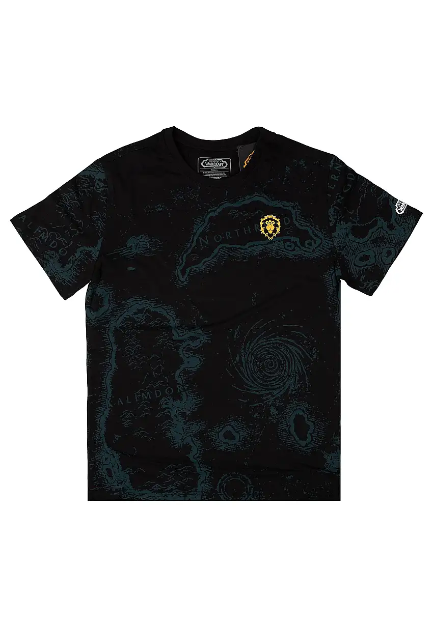 World Of Warcraft - Azeroth Map - T-Shirt