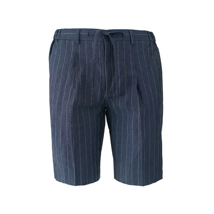 Bermuda Uomo in lino gessato