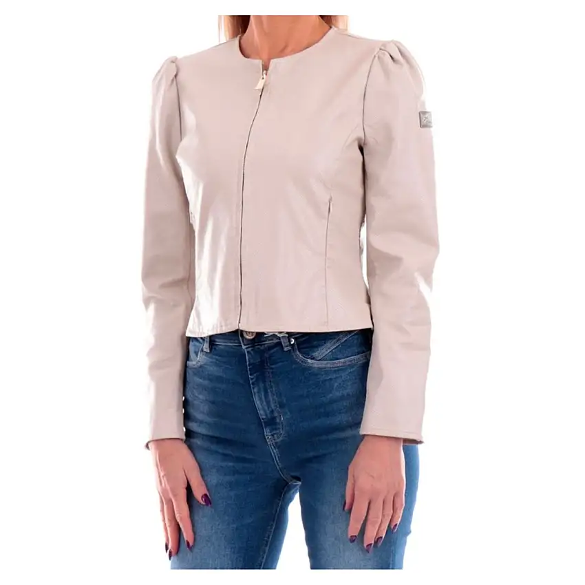Giubbino Donna in ecopelle stampata