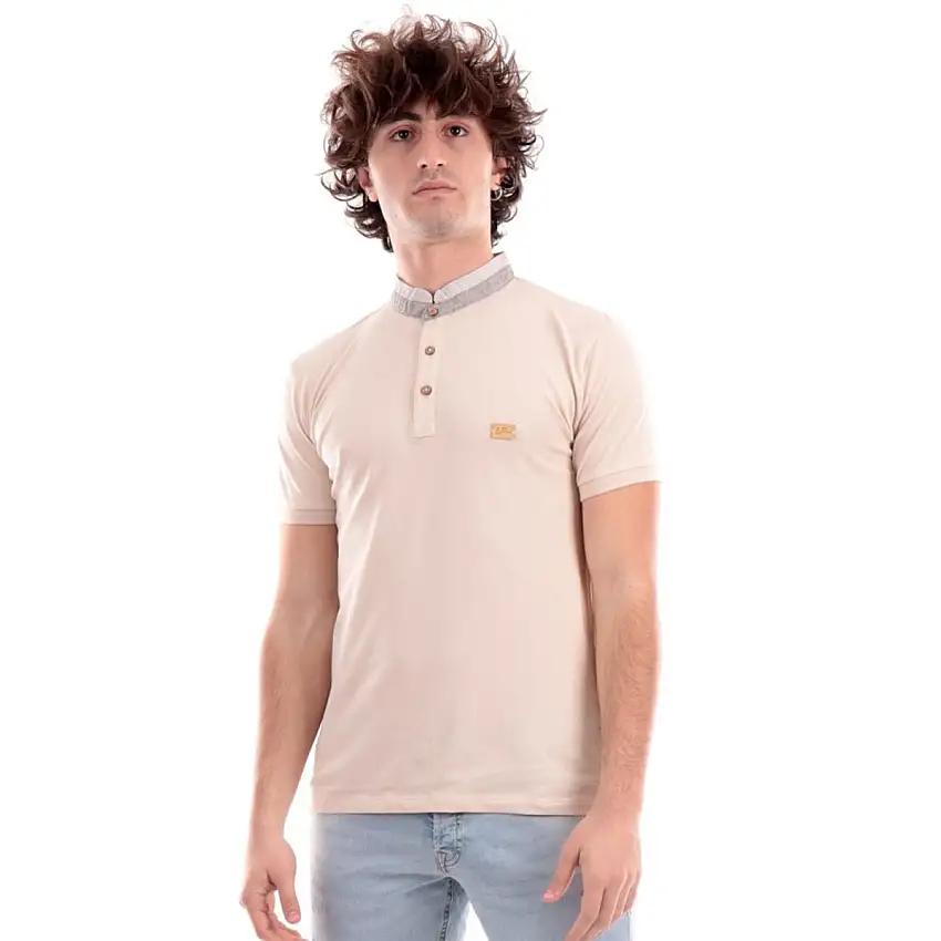 Polo Uomo con colletto alla coreana