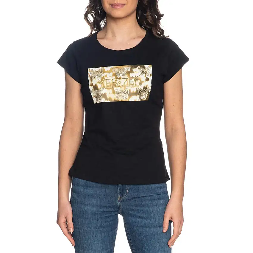 T-shirt Donna con stampa logata