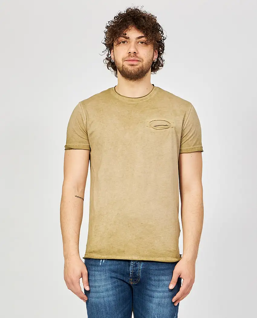 T-shirt Uomo con taschino interno