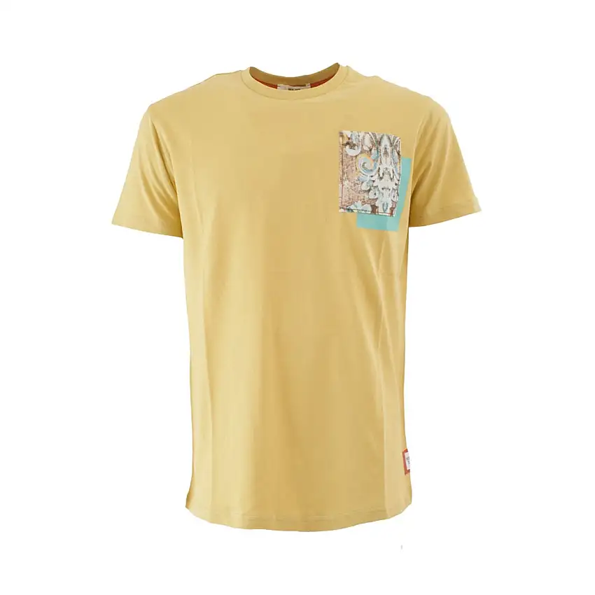 T-shirt Uomo con taschino stampato