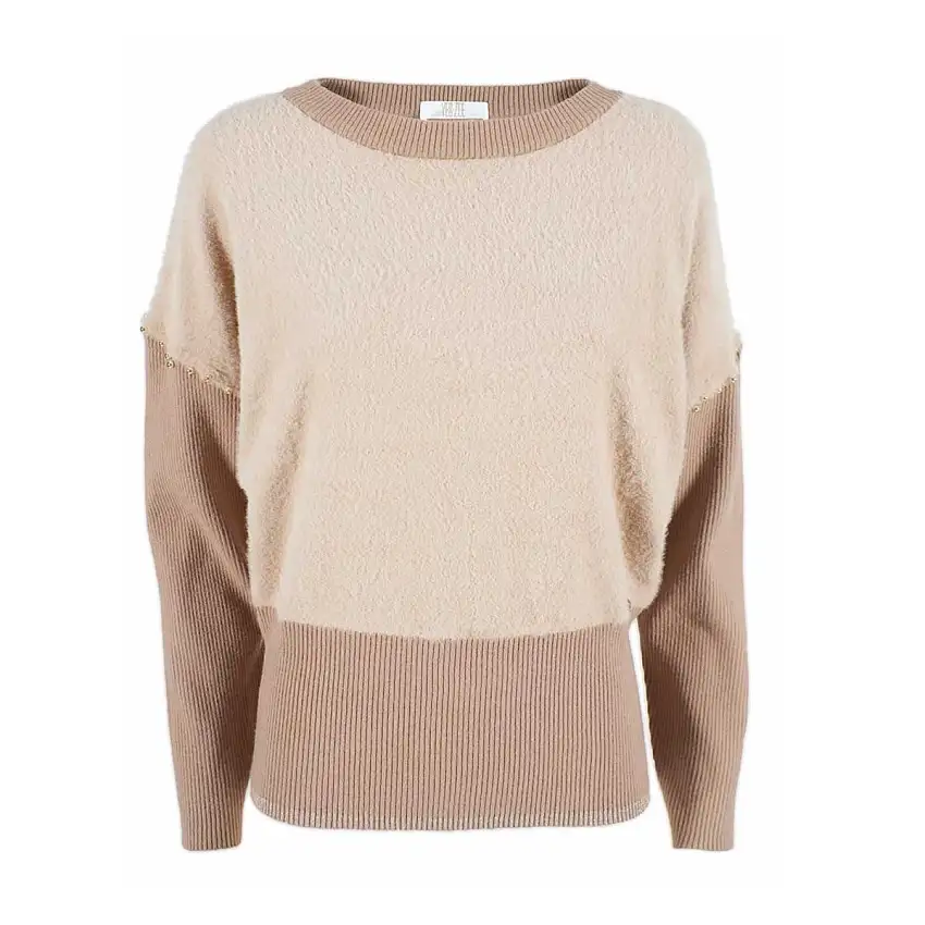 Maglia Donna a pipistrello con perle