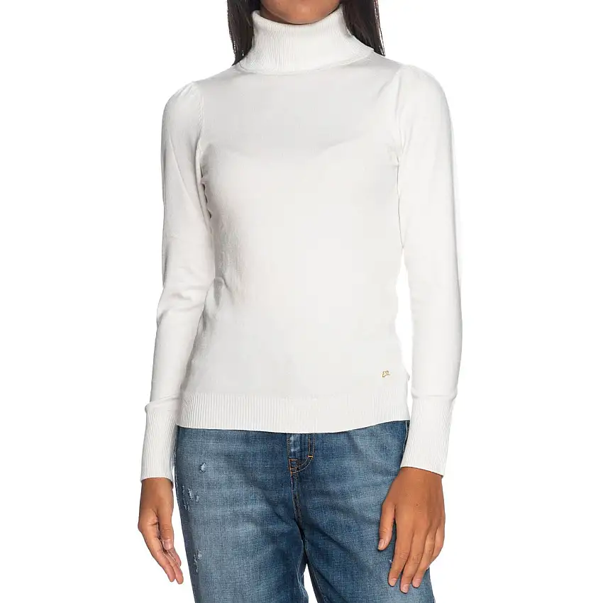 Maglia Donna basic a collo alto